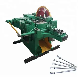 Bright duplex nail/ double cap nail making machine manufacturer