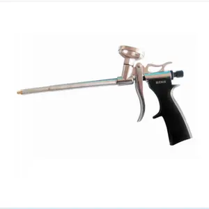 JUHUAN High Quality Brass Nozzle Pu Foam Spray Gun For Building Tools PTFE Coated