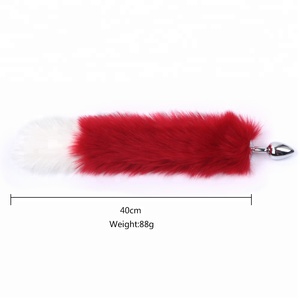 Wonderful Fox/Dog <strong>Tail</strong> Metal Furry Anal <strong>Plug</strong> Sexy Toys <strong>Butt</strong> <strong>Plug</strong> Flirt Anus <strong>Plug</strong> for Women Wild <strong>Cat</strong> <strong>Tail</strong> Adult Toy - Product Image 4