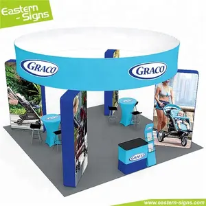 Expo Equipment Best Selling Products Full Color Advertising Quick Set Up Fashion Trade Show Expo Booth Equipment