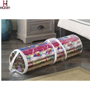 Cylinder <strong>Christmas</strong> <strong>Wrapping</strong> <strong>Paper</strong> Holder Clear Clear Gift Wrap Organizer - Product Image 2