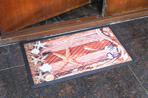 Coloré Plage Conception 3D Polyester Surface En Caoutchouc Tapis De Sol du Garage - Product Image 6