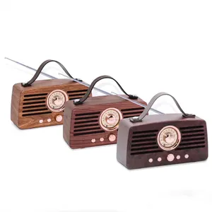 NR-4013レトロな大音量FMラジオBluetoothスピーカー高忠実度