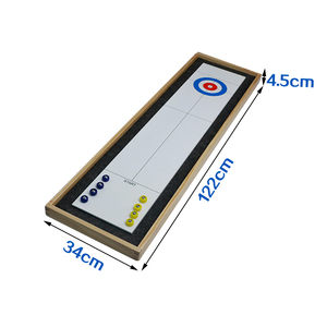 Shuffleboard และ Curling 2 in 1 ตารางเกมกระดาน 8 ลูกกลิ้ง - เหมาะสำหรับครอบครัวสนุก - Product Image 1
