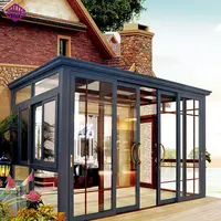 Thermal Break Aluminum Lowe Tempered Glass Winter Garden/greenhouse/g Sunroom Provided By China Manufacturer