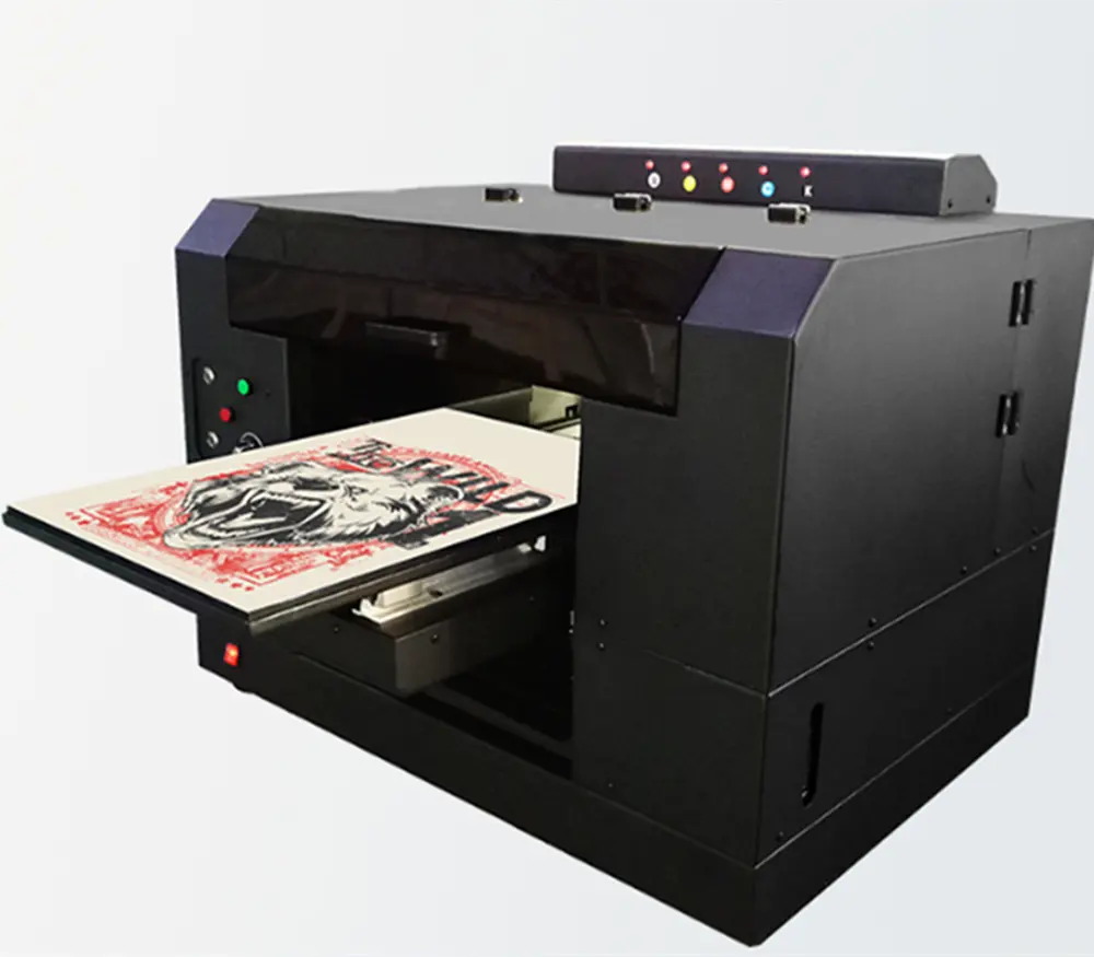 Imprimante numérique à UV automatique, appareil d'impression à plat réglable pour Source de lumière UV