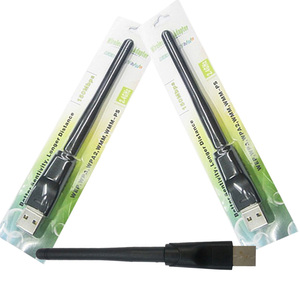 Miễn phí liên kết không dây <span class=keywords><strong>Wifi</strong></span> <span class=keywords><strong>USB</strong></span> <span class=keywords><strong>Adapter</strong></span> <span class=keywords><strong>Ralink</strong></span> rt5730 150Mbps 2dBi Ăng-ten bên ngoài cho thu vệ tinh - Product Image 1