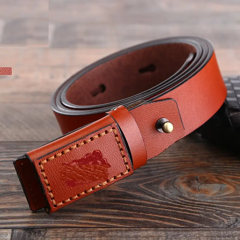 Business belt men fashion ladies casual wide Adjustable Real Man Casual PU Customized 35mm women Belt pu leather For Jeans