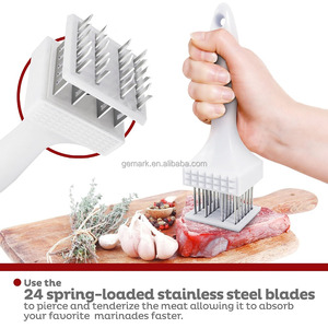 Outils de cuisson 3 Face Carré Steak attendrisseur avec aiguille en acier Inoxydable 2 en 1 De Viande et De Volaille Attendrisseur - Product Image 6