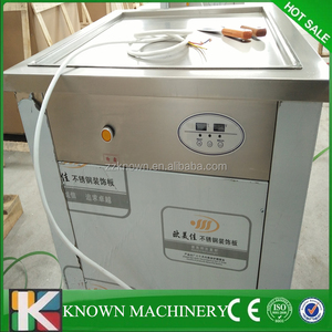 304 fuente de la Fábrica de acero Inoxidable comercial singe tailandia estilo pan fry helado máquina 110 v/220 v - Product Image 2