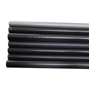 100% <span class=keywords><strong>puro</strong></span> brillante 3 K de tubo de fibra de carbono - Product Image 1