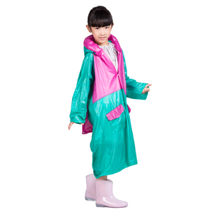 Chubasquero largo de PVC para niños, impermeable, con estampado de logotipo personalizado, 100% - Product Image 2