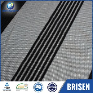Importación china Grande respirable suave negro 100 poliéster tejido de punto telas - Product Image 1