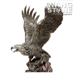 <span class=keywords><strong>Scultura</strong></span> in Pietra di Aquila con Ali Aperte, Arte Animale - Product Image 1
