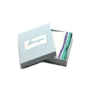 Personalizado de papel de cartón de bufanda de seda de la caja de embalaje