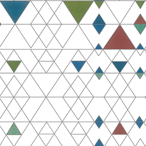 Moderna Triangolo Mosaico Modello di Soggiorno Camera Da Letto Carta Da Parati Della Decorazione Della Casa - Product Image 3