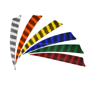 4 "lá chắn sọc lông fletcher cho Diy bắn cung mũi tên cho truyền thống cung - Product Image 3