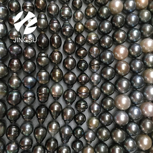 Negro perla tradicional <span class=keywords><strong>16</strong></span> pulgadas collares - Product Image 5