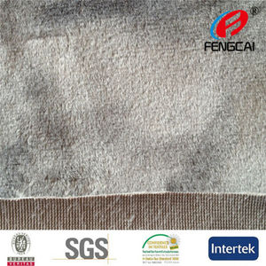 50mts MOQ <span class=keywords><strong>China</strong></span> produjo la calidad de corea del 19% de descuento de oeko-tex Tex <span class=keywords><strong>100</strong></span> de pelo corto de piel sintética de tela - Product Image 1