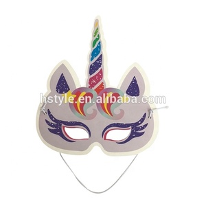 <span class=keywords><strong>Unicornio</strong></span> Fiesta de cumpleaños Favores Máscaras de <span class=keywords><strong>unicornio</strong></span> para niñas Niños Goodie Bag Stuffers Máscaras de papel de <span class=keywords><strong>unicornio</strong></span>, 6 estilos PQ105 - Product Image 6
