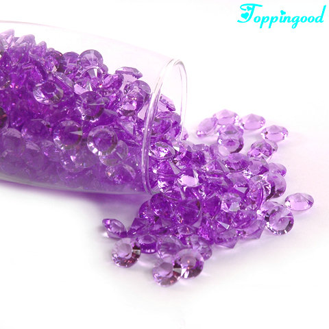 Блестящий Фиолетовый оптовый стол рассеиватель конфетти для свадебного украшения