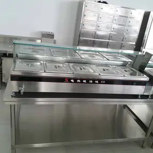 Recipiente para Alimentos, Calentador de Alimentos de Acero Inoxidable, Exhibidor de Alimentos para Buffet, Calentador de Pollo - Product Image 1