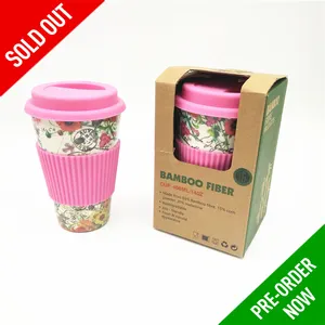 Odellware eco friendly 유기 best reusable 재활용 take away 대나무 섬유 커피 컵 낯 짝 deckel 와 lid 및 sleeve \ % sale