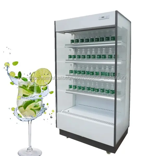 Open display nevera / refrigerador para ventas al por mayor