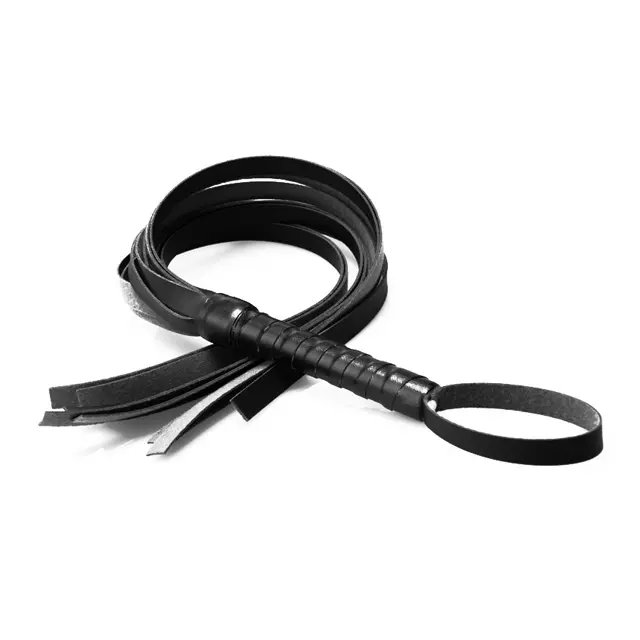 PU Leather Bondage Restraint Whip And Erotic Toys For Couples Spanking Paddle