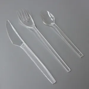 Fs Eetgerei Ps Clear Luchtvaartmaatschappij Plastic Bestek Set