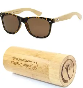 ready stock optical glasses stylish PC bamboo tortoise sunglasses manufacturer custom logo sunglasses with lens