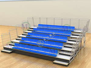 Venus telescopica gradinate senza schienale basket bleacher portatile tribuna retrattile bleacher per sport indoor - Product Image 4