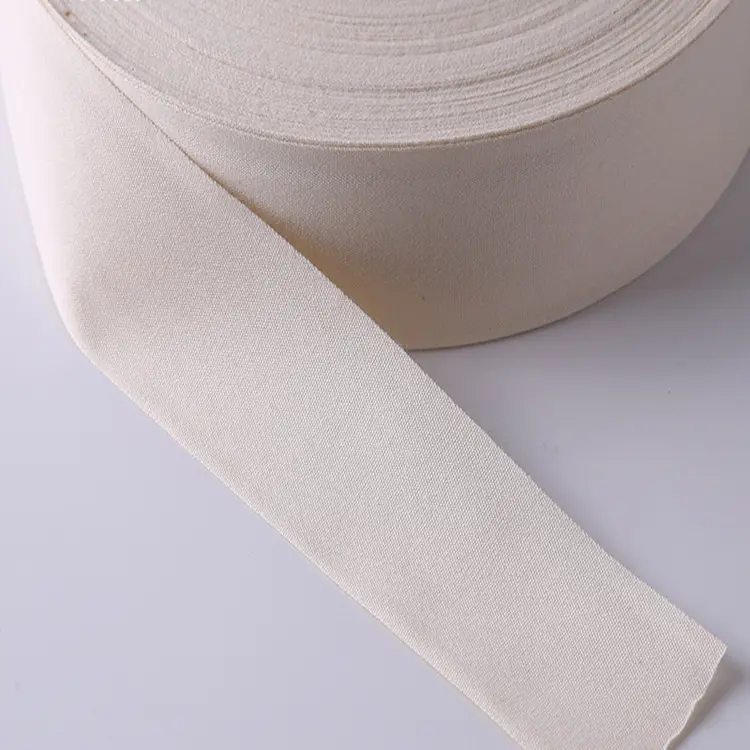 3 fábrica de Preços Por Atacado 100 milímetros-100% mm Fita de Algodão Fita Webbing, Cinta De Algodão Orgânico