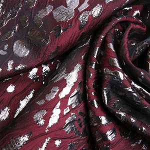 Keer Nhà Máy Tùy Chỉnh Bán Buôn Jdj1320n Chất Lượng Tốt Hot Bán Tóm Tắt Polyester Thiết Kế Dot Sọc Thổ Cẩm Đảng Prom Ăn Mặc Chất Liệu Kim Loại Jacquard Vải - Product Image 5