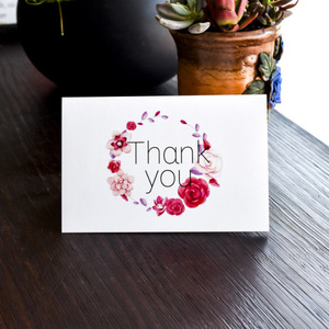 Di alta qualità su misura di business carta di carta di stampa/biglietto di auguri/biglietto di ringraziamento/cartolina - Product Image 1
