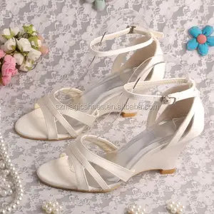 (22 Warna) Musim Panas Telanjang Wedge Sandal Baru