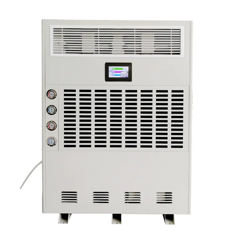 20kg/h split system cooling and heating temperature air drying industrial dehumidifier for swimming pool use