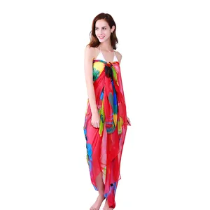 直接工厂女性设计自己的布裙妇女海滩 sarong 巴厘岛