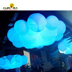<span class=keywords><strong>Nuvole</strong></span> Gonfiabili LED per Decorazione Eventi e Feste a Tema, Palla Gonfiabile a Forma di Nuvola con Illuminazione LED per Pubblicità - Product Image 1