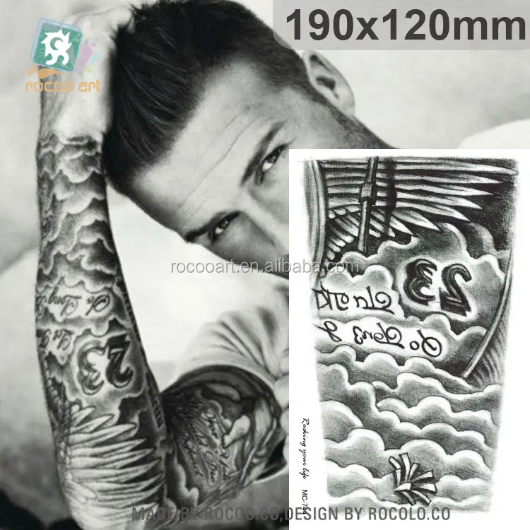 MC744/New 2015 Mode & umwelt freundliche gefälschte große temporäre Tattoos Armband Tattoo schwarz