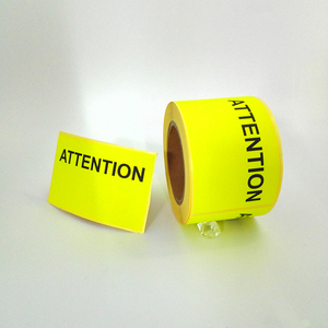 Tự Dính Tùy Chỉnh Dễ Vỡ Hướng Dẫn Vận Chuyển Nhãn Sticker CuộN - Product Image 3