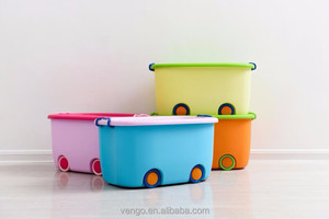Boîte de rangement en plastique pour jouets d'enfants et organisation de la maison, motif de dessin animé - Product Image 5