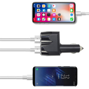 Sạc nhanh 3.0 USB Car Charger 120 Wát 3-Port Car Adapter, QC3.0 Tương thích Galaxy S9 S8 S7 S6 iPhone - Product Image 3