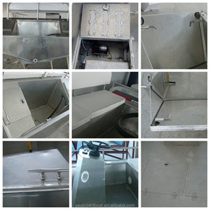 Barco de pesca de aluminio, pontones de aluminio baratos para pontón, certificado CE - Product Image 5