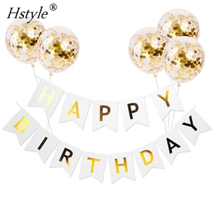 Set de ballons gonflables dorés, 20 pièces, 12 pouces, banderoles, pour <span class=keywords><strong>anniversaire</strong></span>, set de décoration de fête - Product Image 2
