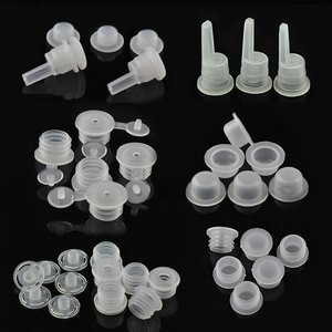 Orifizio riduttore di plastica foro spina gocce spina essenziale bottiglia di <span class=keywords><strong>olio</strong></span> tappo di plastica di montaggio PP riduttore 10 millimetri a goccia spina - Product Image 1