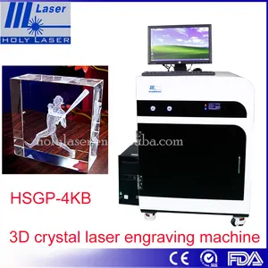 3d foto máquina fábrica artesanal de cristal máquina de grabado laser graba