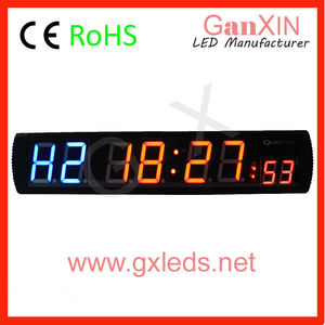 2018 nuevo producto digital <span class=keywords><strong>CrossFit</strong></span> LED <span class=keywords><strong>reloj</strong></span> gym temporizador de pared - Product Image 1