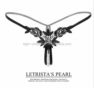 <span class=keywords><strong>Sous</strong></span>-vêtements sexy pour femmes, vente chaude, noir, string sans entrejambe, culotte coquine - Product Image 1