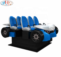. Réalité virtuelle interactive vaisseau spatial 9d vr cinéma avec 6 sièges cinéma plate-forme dynamique chaise de mouvement